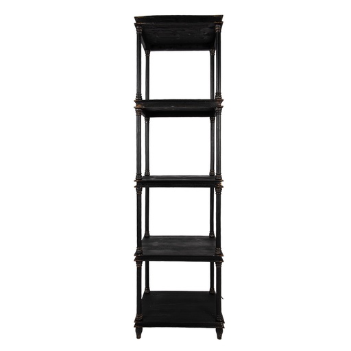 Cabinet Black 55x40x210 cm