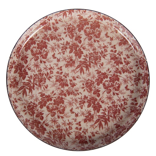 Clayre & Eef Coasters for Glasses Ø 11x1 cm White Metal