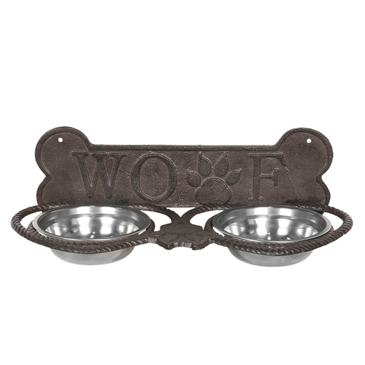 Fressnapf Hund Braun 39x18x12 cm / 2x300 ml