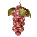 Christmas Decoration Pink Green 8x8x14 cm