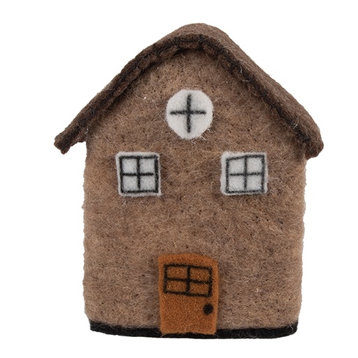 Casa di Feltro Maronne Bianco 12x7x14 cm