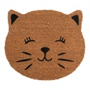 Doormat Inside Brown Black 50x44x1 cm