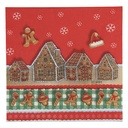 Papierservietten Rot Braun 33x33 cm (20)