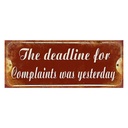 Text Board Red, White 50x1x20 cm