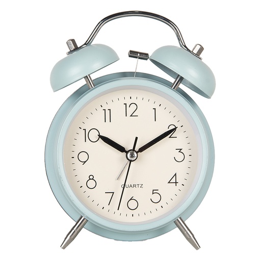 Alarm Clock Analog Blue 12x6x17 cm / 1xAA