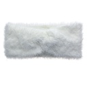 Bande de cheveaux 10x22 cm Blanc