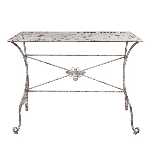 Bistro Table White 112x50x86 cm
