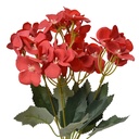 Decorative Artificial Branch with flowers Red Green 16x12x30 cm
