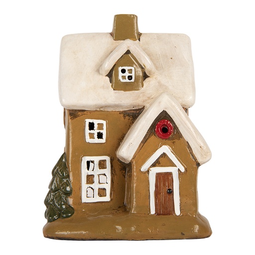 Dekoration Haus Braun Beige 15x12x20 cm