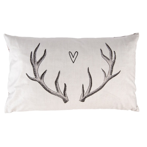 Cushion Cover Beige Brown 30x50 cm