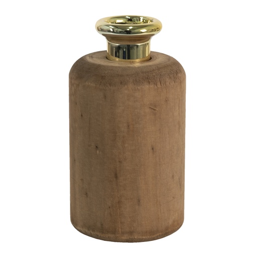 Deko Vase Braun Ø 9x17 cm