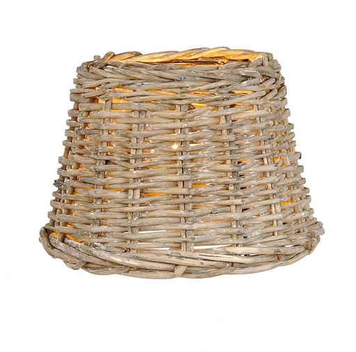Clayre & Eef Abat-jour Ø 23x17 cm Beige Rotin