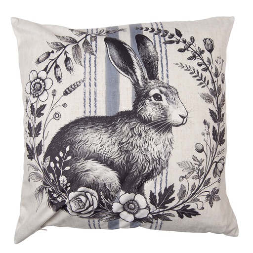 Cushion Cover Beige Brown 45x45 cm