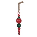 Decoratie hanger kerst Ø 8x33 cm