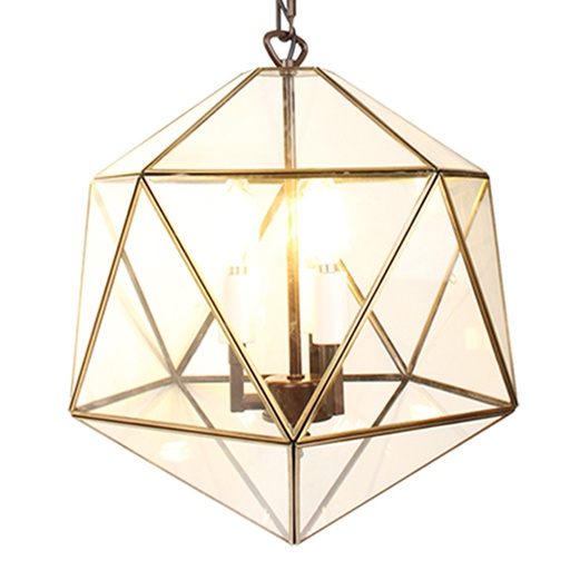 Lumilamp Hanglamp 40x40x175cm Transparant Metaal