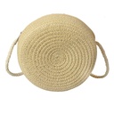 Dame Tasche Beige Ø 14x8 cm