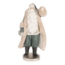 Weihnachtsdeko Weihnachtsmann Beige Grün 20x15x42 cm