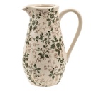 Brocca Decorativa Verde Beige 20x14x25 cm
