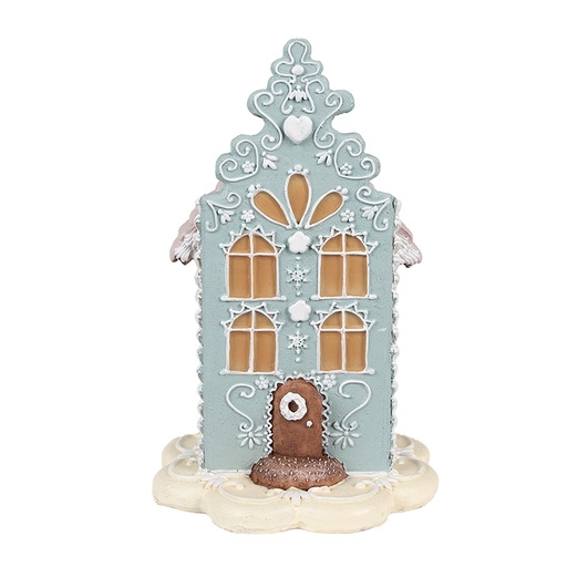 Decoration House Blue 13x13x20 cm