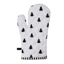 Oven Mitt White, Black 18x30 cm