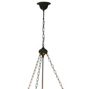 Tiffany Pendente da Soffitto Marrone 100 cm E27/max 3x60W