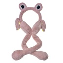 Oorwarmer kind met beweegbare oren roze