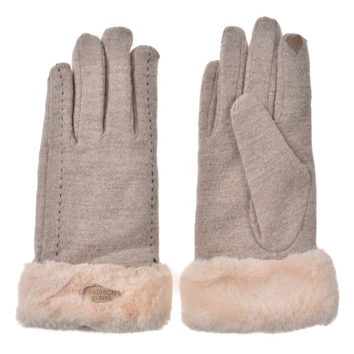 Handschuhe Winter Beige 9x23x2 cm