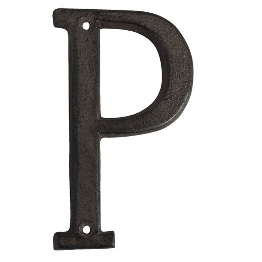 Letter P 8x1x13 cm