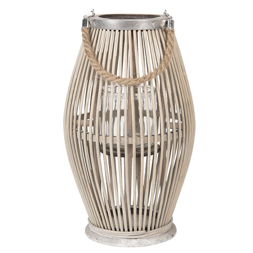 Lanterna Decorative Grigio Ø 23x40 cm