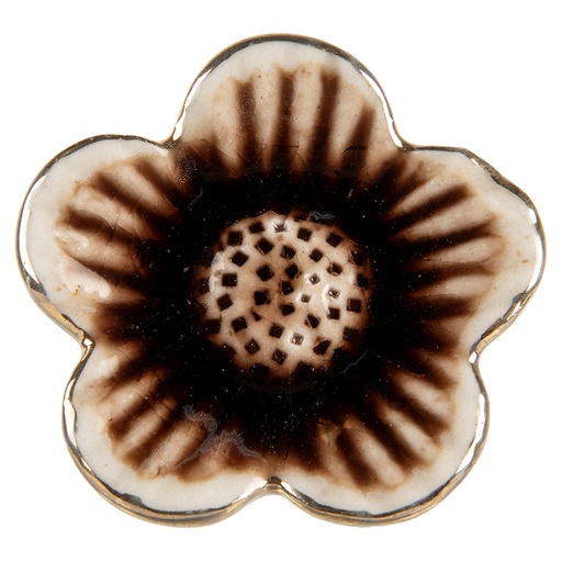 Doorknob Beige Brown Ø 5x3 cm / S3 cm