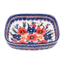 Bowl White Blue 15x15x5 cm