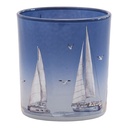 Teelichthalter Blau Ø 7x8 cm
