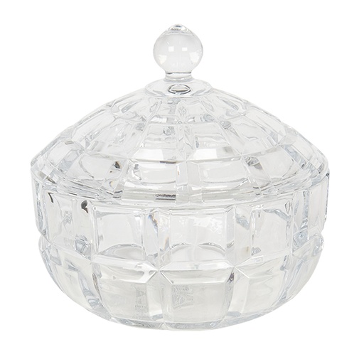 Bonbonniere mit Deckel Transparent Ø 18x18 cm