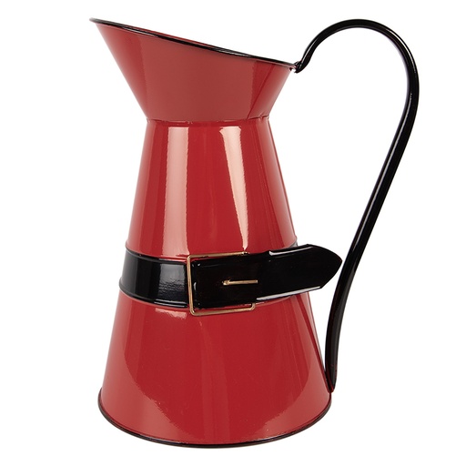 Dekorativer Kanne Rot Schwarz 22x17x27 cm