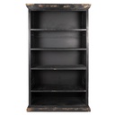 Schrank verstellbar Schwarz 116x36x195 cm