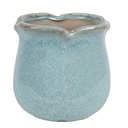 Vaso Porta Pianta Blu Ø 12x12 cm