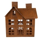 Decoration House Brown 11x19x21 cm