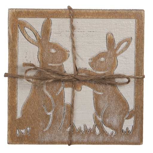 Onderzetters (set van 4) 10x10 cm