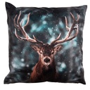 Housse de coussin Vert Marron 45x45 cm