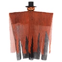 Décoration Fantôme Noir Orange  65x16x90 cm