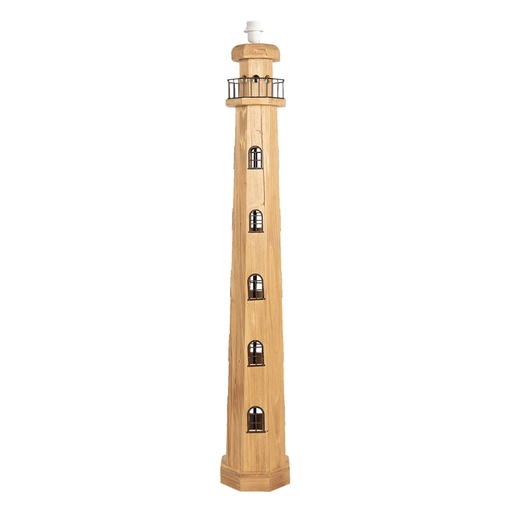 Lampadaire Phare Marron 23x23x140 cm E27/max 1x60W
