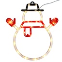 Wandlampe Weiß Rot 31x3x35 cm