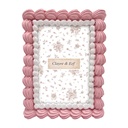 Cornice Foto Rosa Bianco 15x2x20 cm / 10x15 cm