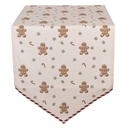 Chemin de table Beige Marron 50x160 cm