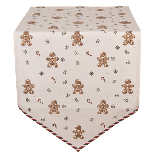 Runner da Tavola Beige Marrone 50x160 cm