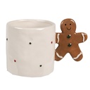 Mug Beige Marron 15x9x9 cm / 325 ml