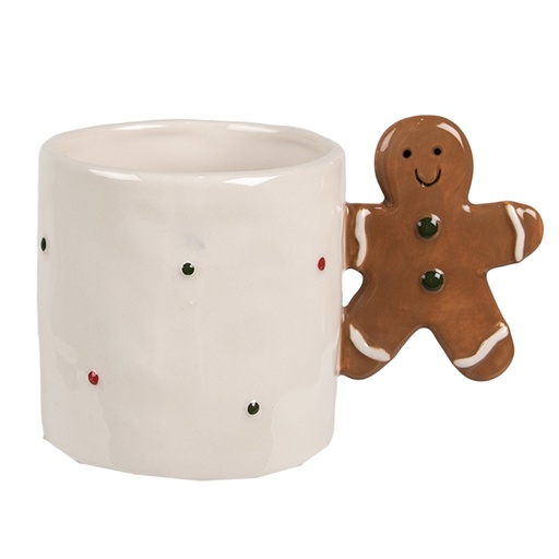 Mug Beige Marron 15x9x9 cm / 325 ml