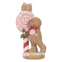 Decoratie peperkoekpop 10x9x21 cm