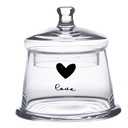 Storage Jar with Lid Transparent Ø 12x13 cm