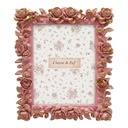 Cadre photo Rose Couleur or 19x3x24 cm / 13x18 cm